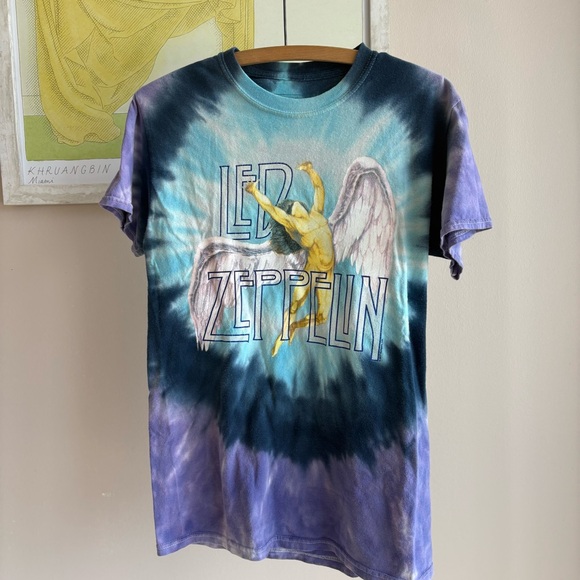 Tie Dye Led Zeppelin Tee - Picture 3 of 5